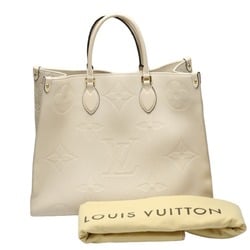 Louis Vuitton LOUIS VUITTON Tote Bag On the Go GM Monogram Shoulder Empreinte M45081 Beige LV