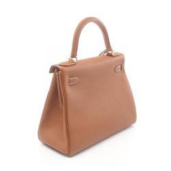 Hermes Kelly 28 Handbag Togo Women's Brown 030931CC