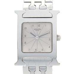 Hermes HERMES H Watch Wristwatch Stainless Steel Ladies Silver HH1.210