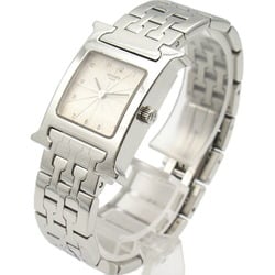 Hermes HERMES H Watch Wristwatch Stainless Steel Ladies Silver HH1.210