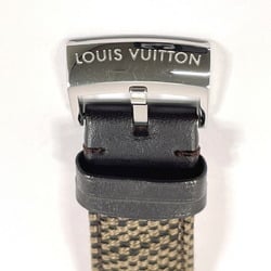 LOUIS VUITTON Speedy Duojet Q2371 Watch Stainless Steel/Leather Silver Quartz Dial Women's F4075085