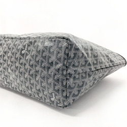 GOYARD Saint Louis PM Herringbone STLOUIPMLTY51CL51P Tote Bag PVC/Leather Grey Unisex S4096015