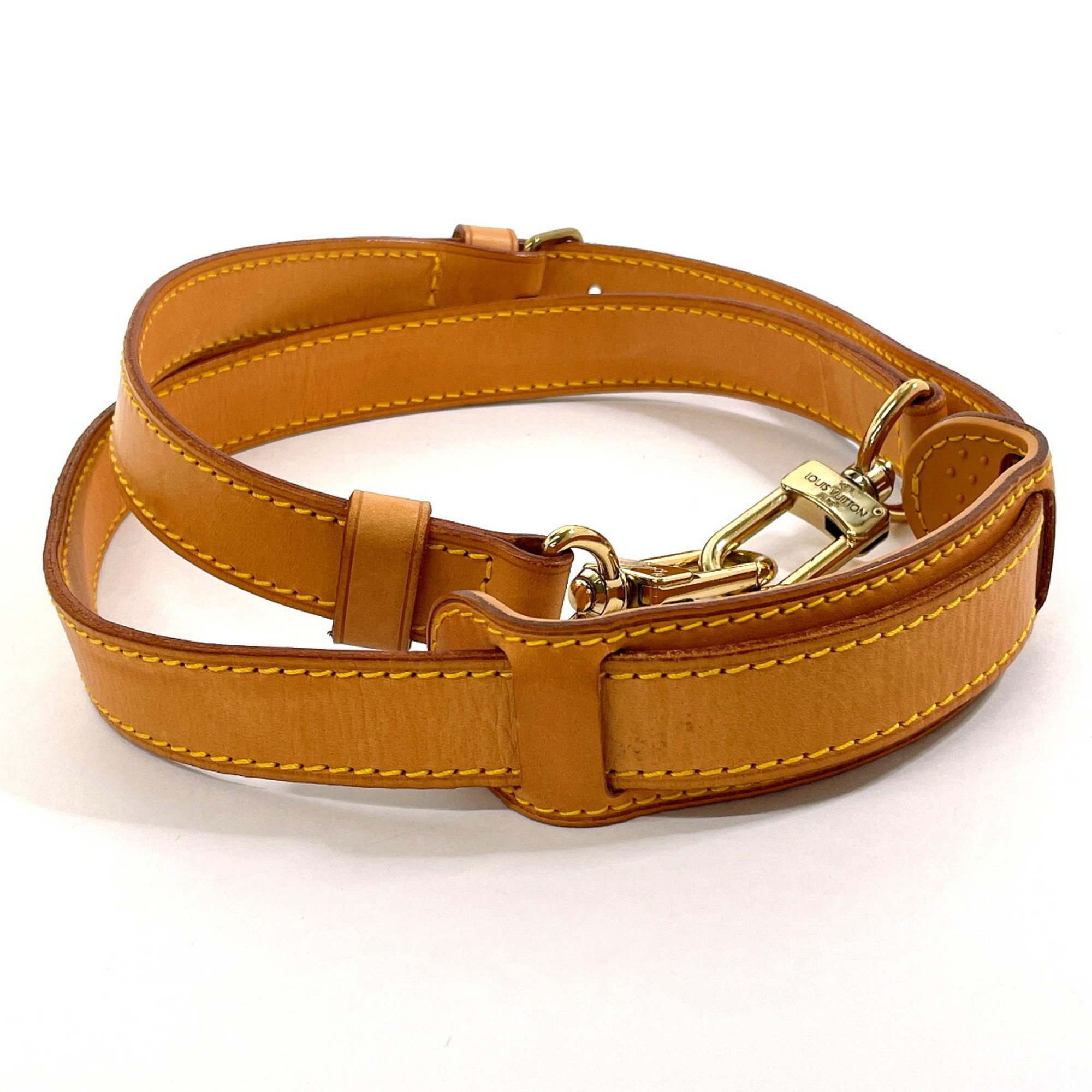 LOUIS VUITTON Shoulder Strap for Louis Vuitton Keepall, Tanned Leather, Brown, Unisex, N4085417