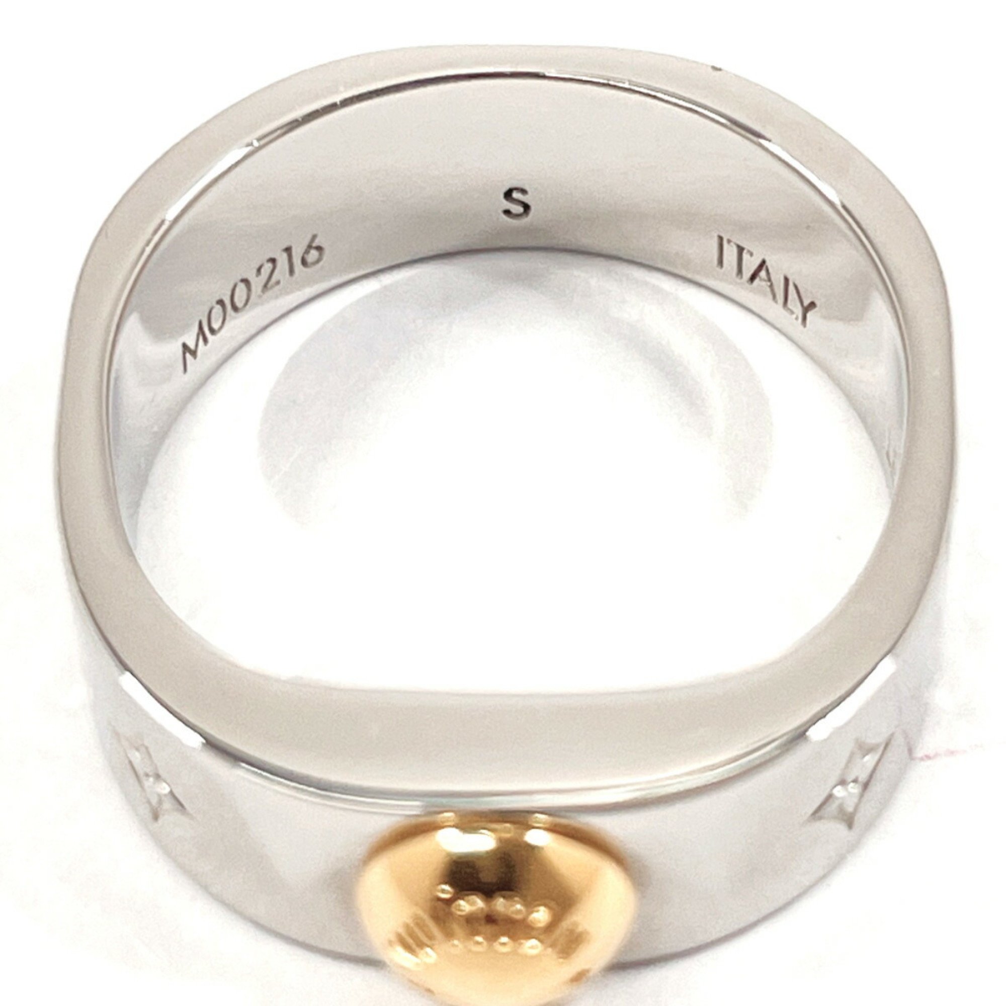 LOUIS VUITTON Louis Vuitton Nanogram M00216 Ring Metal 10.5 Silver Women's N4085389