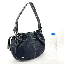 TOD'S Shoulder Bag Leather Navy Women's F4095800