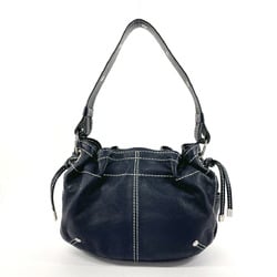 TOD'S Shoulder Bag Leather Navy Women's F4095800