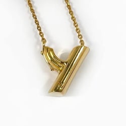 LOUIS VUITTON Louis Vuitton LV&ME Initial Y M61080 Necklace Metal Gold Unisex N4085436