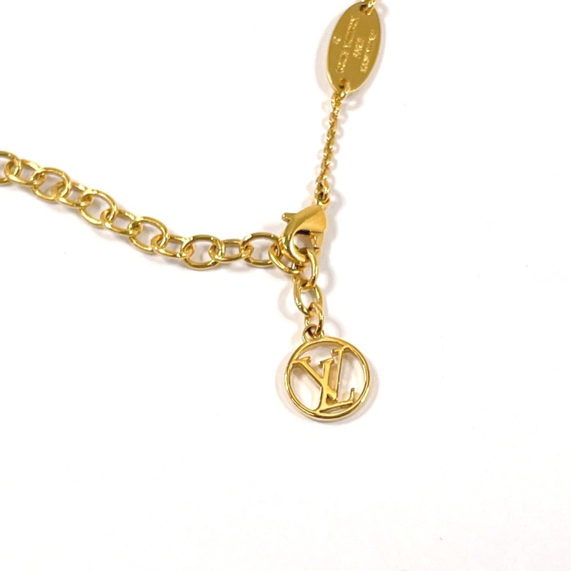 LOUIS VUITTON Louis Vuitton LV&ME Initial Y M61080 Necklace Metal Gold Unisex N4085436