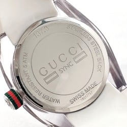 GUCCI Gucci Sync 137.3 Watch Stainless Steel/Rubber Silver Quartz Dial Women's F4085232