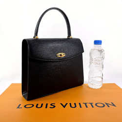 LOUIS VUITTON Louis Vuitton Malezerbe M52372 Handbag Epi Leather Black Women's N4044636