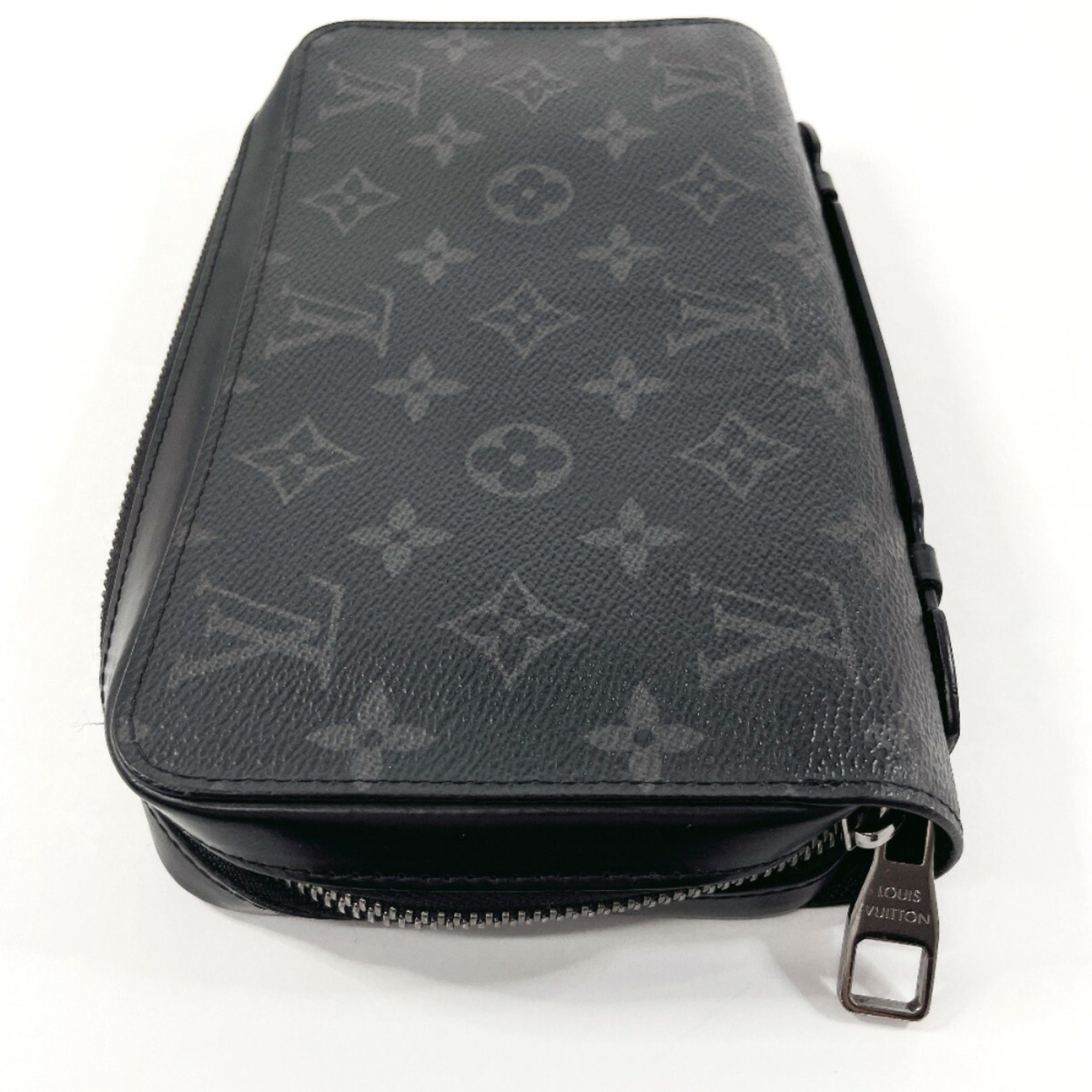 LOUIS VUITTON Louis Vuitton Zippy XL M61698 Long Wallet Monogram Eclipse Black Men's F4095822