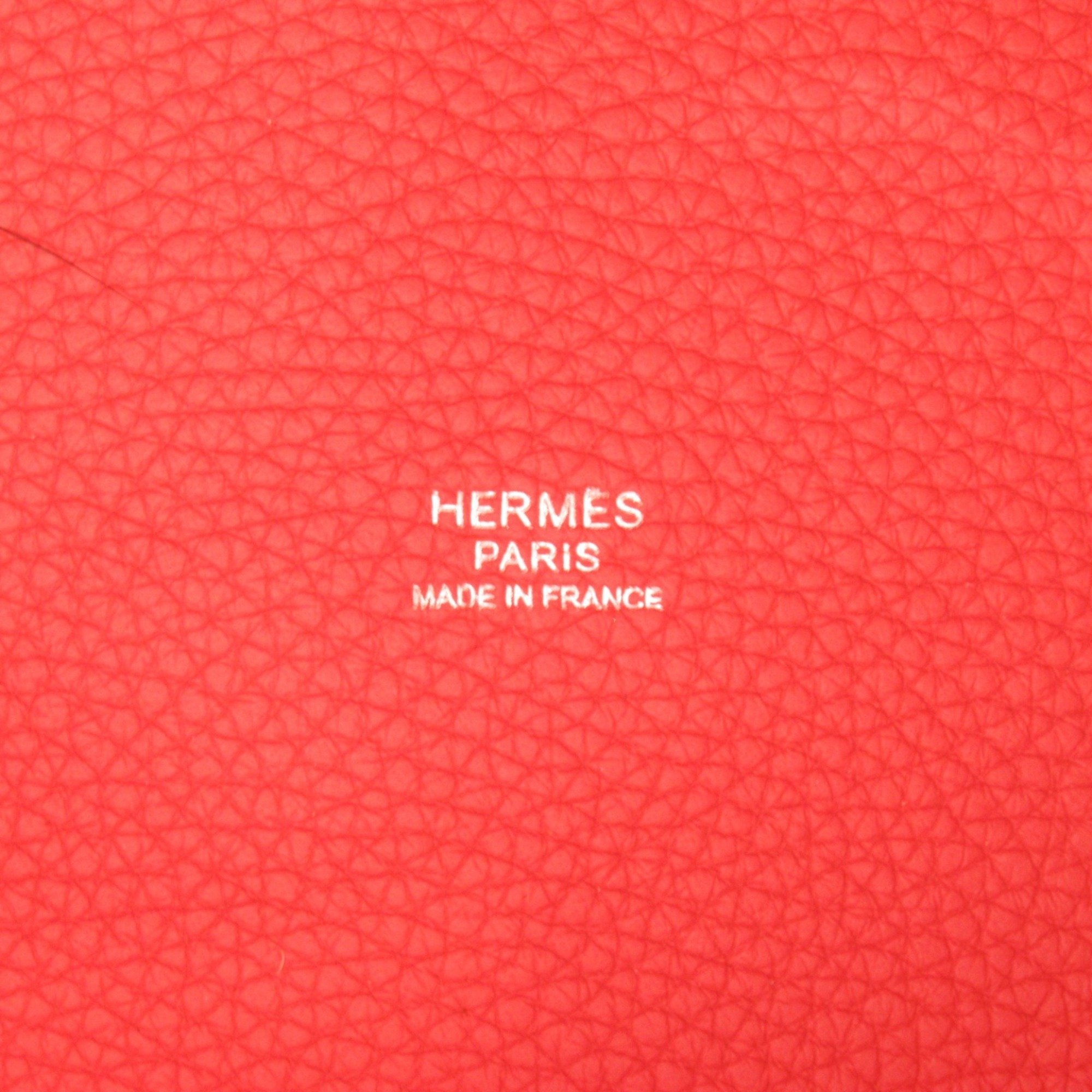 Hermes HERMES Picotin Lock GM Terre Bateau Handbag Bag Leather Taurillon Clemence Women's Orange XIT004KT