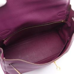 Hermes Kelly 32 Anemone Handbag Togo Women's Purple