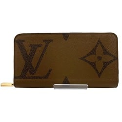 Louis Vuitton LOUIS VUITTON Long Wallet Giant Reverse Monogram Zippy Canvas M69353 Brown LV