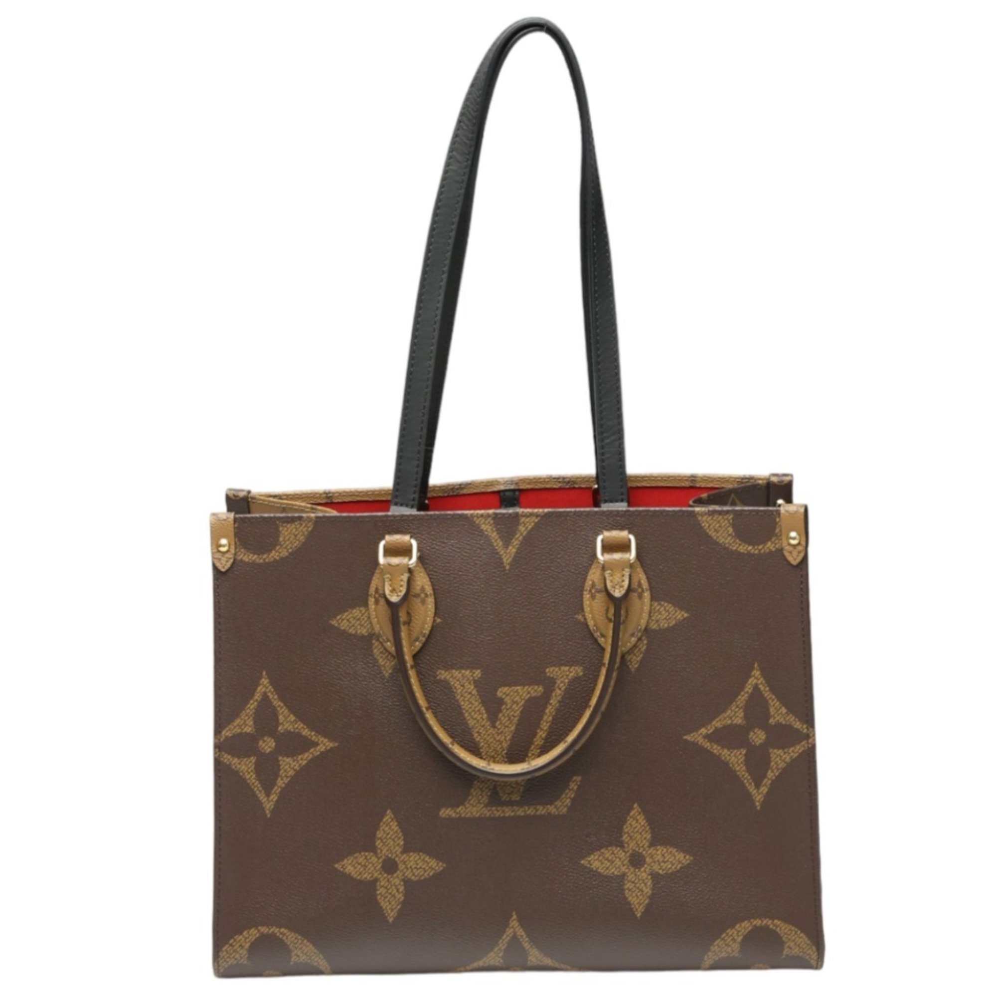 Louis Vuitton LOUIS VUITTON Bag Monogram On the Go MM Canvas M45321 Brown LV