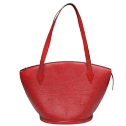 Louis Vuitton LOUIS VUITTON Tote Bag Shoulder Epi Saint Jacques Leather M52337 Red LV