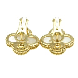 Van Cleef & Arpels Vintage Alhambra VCARA44100 Shell Yellow Gold (18K) Stud Earrings Gold