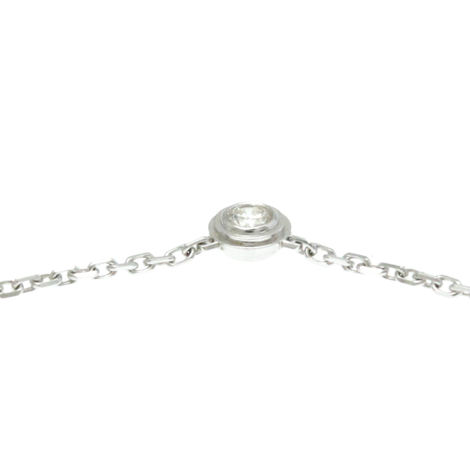 Cartier Diamants Légers De Cartier White Gold (18K) Diamond Men,Women Fashion Pendant Necklace (Silver)