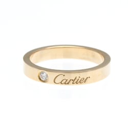 Cartier C De Cartier Wedding Ring B4086450 Pink Gold (18K) Fashion Diamond Band Ring Carat/0.03 Pink Gold