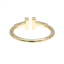 Tiffany T Wire Ring Pink Gold (18K) Fashion No Stone Band Ring Pink Gold