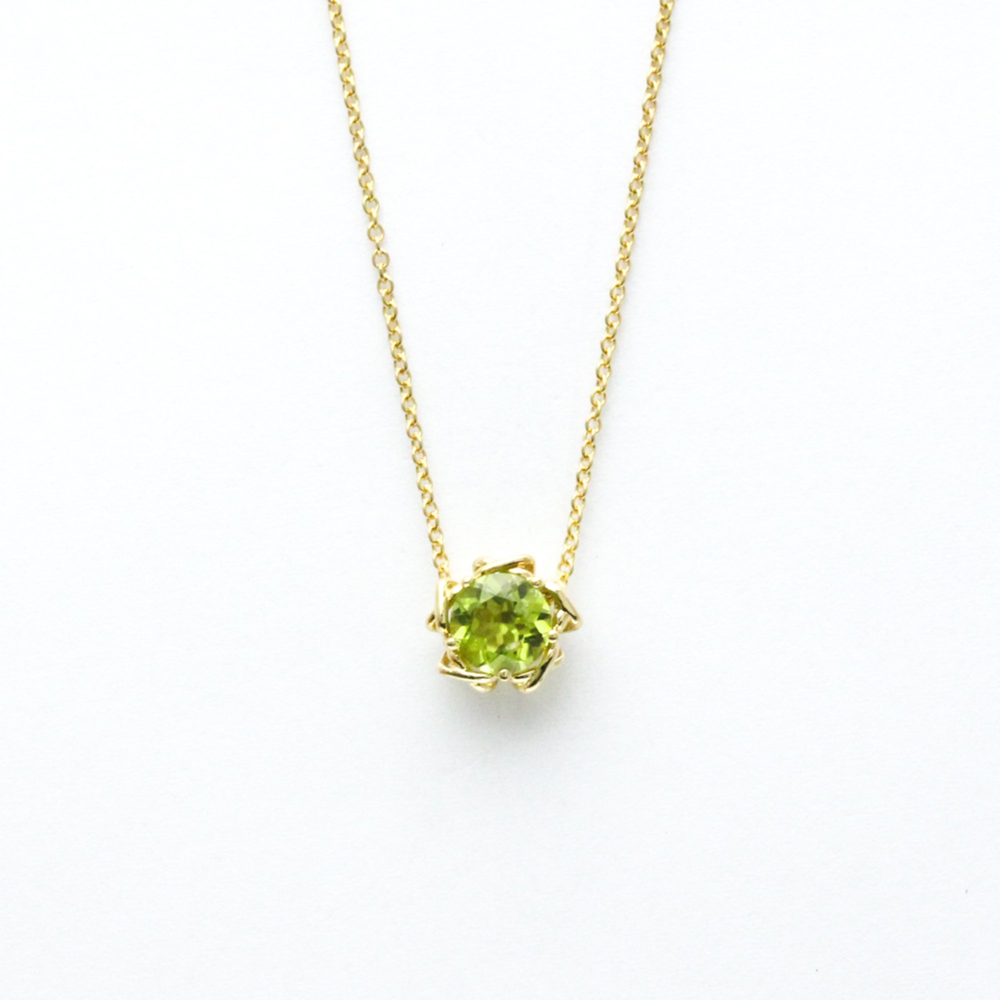 Tiffany Kiss Around Peridot Earrings Yellow Gold (18K) Peridot Men,Women Fashion Pendant Necklace (Yellow Gold)