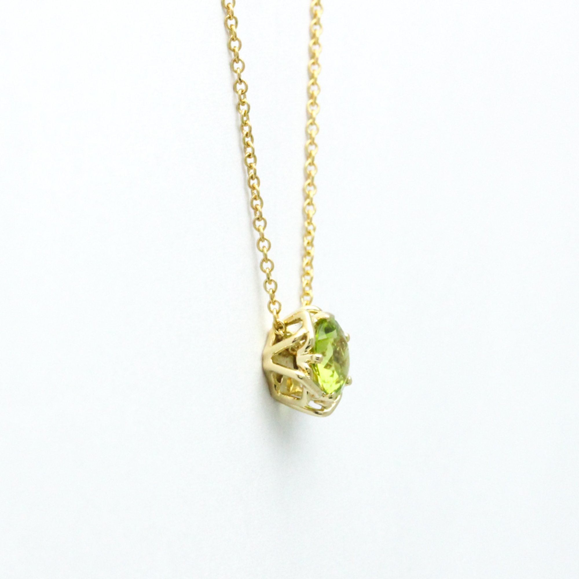 Tiffany Kiss Around Peridot Earrings Yellow Gold (18K) Peridot Men,Women Fashion Pendant Necklace (Yellow Gold)