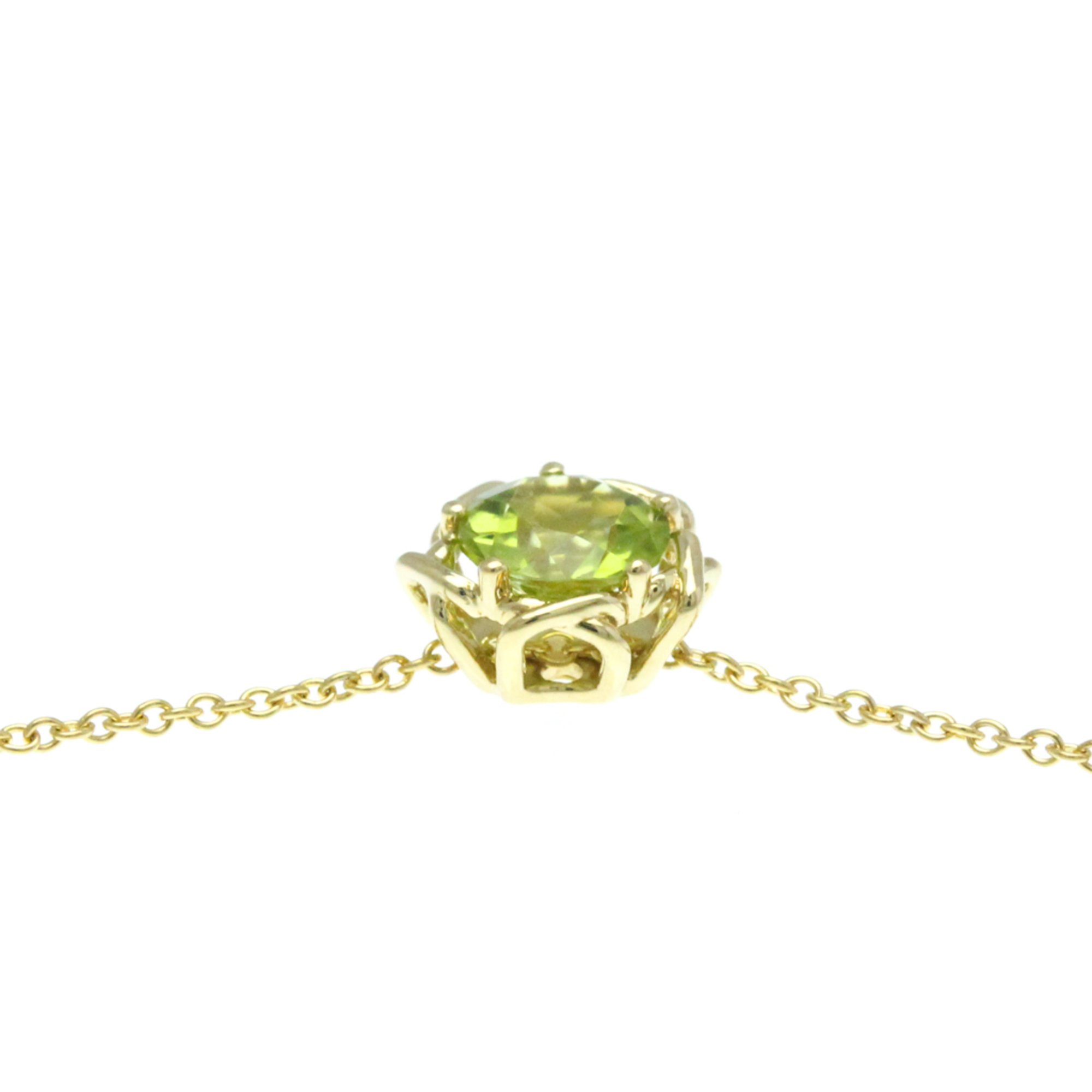 Tiffany Kiss Around Peridot Earrings Yellow Gold (18K) Peridot Men,Women Fashion Pendant Necklace (Yellow Gold)