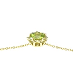 Tiffany Kiss Around Peridot Earrings Yellow Gold (18K) Peridot Men,Women Fashion Pendant Necklace (Yellow Gold)