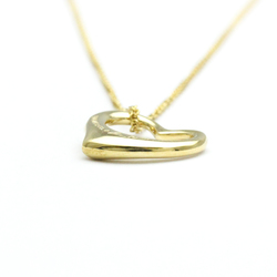 Tiffany Open Heart Yellow Gold (18K) No Stone Men,Women Fashion Pendant Necklace (Yellow Gold)