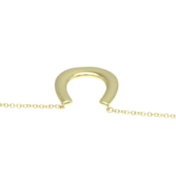 Tiffany Horseshoe Necklace Yellow Gold (18K) No Stone Men,Women Fashion Pendant Necklace (Gold)