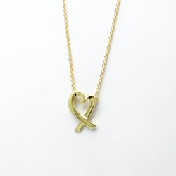 Tiffany Loving Heart Yellow Gold (18K) No Stone Women's Fashion Pendant Necklace (Gold)