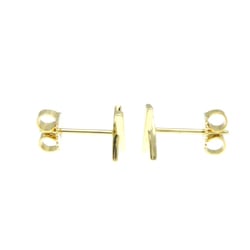 Tiffany X (Kiss) No Stone Yellow Gold (18K) Stud Earrings Gold