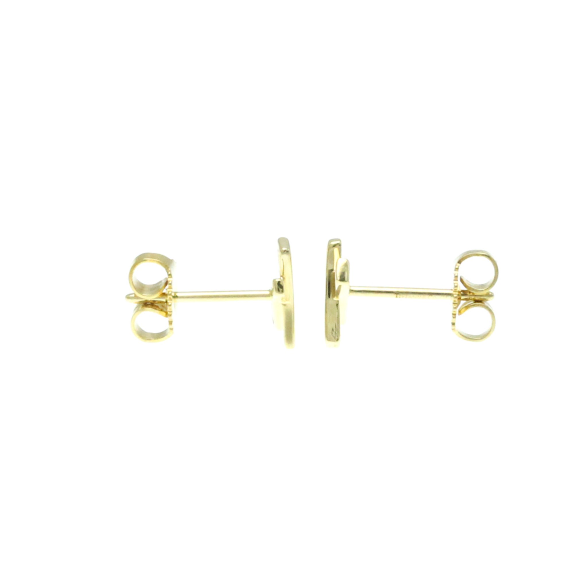 Tiffany X (Kiss) No Stone Yellow Gold (18K) Stud Earrings Gold