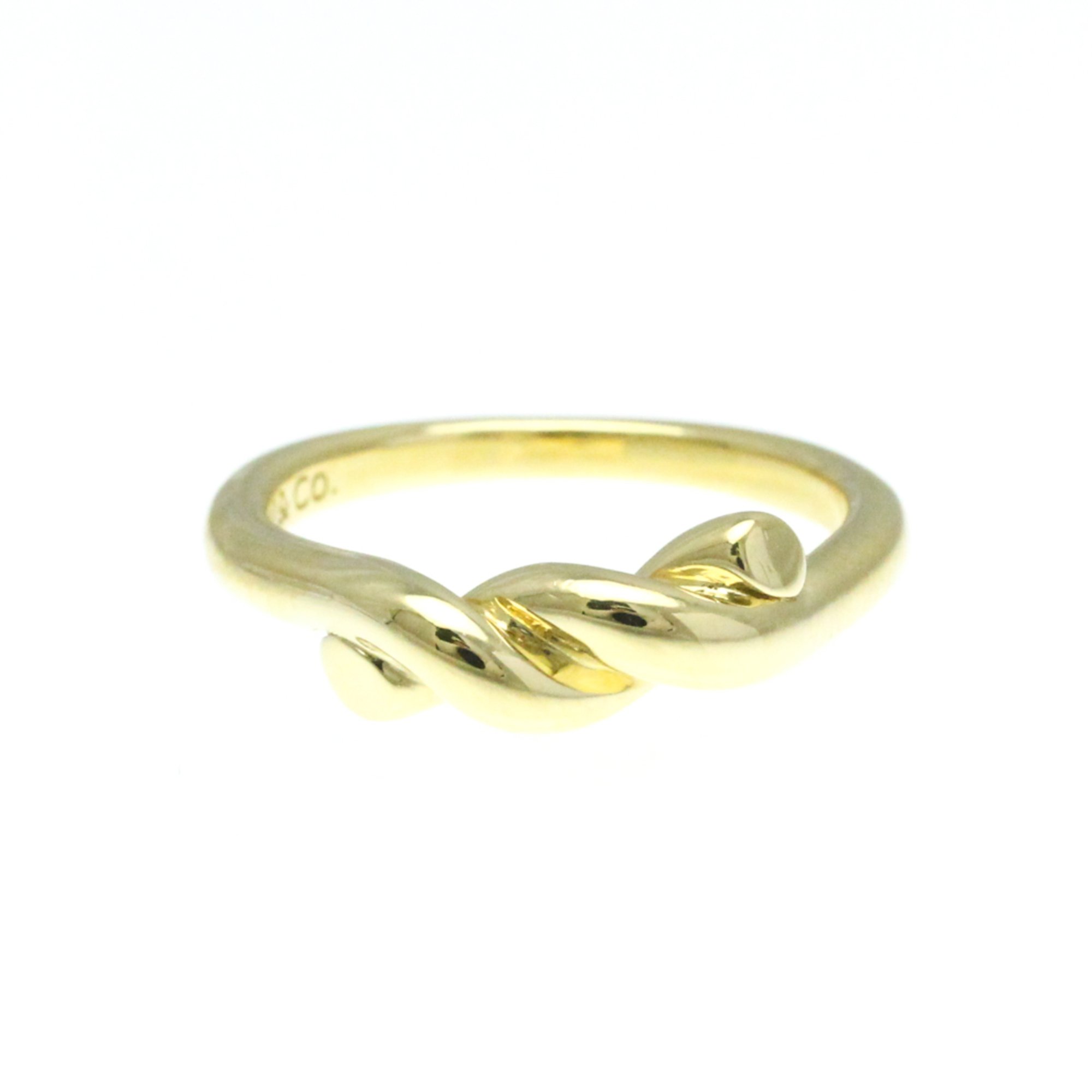 Tiffany Twisted Ring Yellow Gold (18K) Fashion No Stone Band Ring Gold