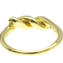 Tiffany Twisted Ring Yellow Gold (18K) Fashion No Stone Band Ring Gold