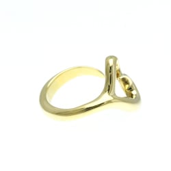 Tiffany Open Heart Yellow Gold (18K) Fashion No Stone Band Ring Gold