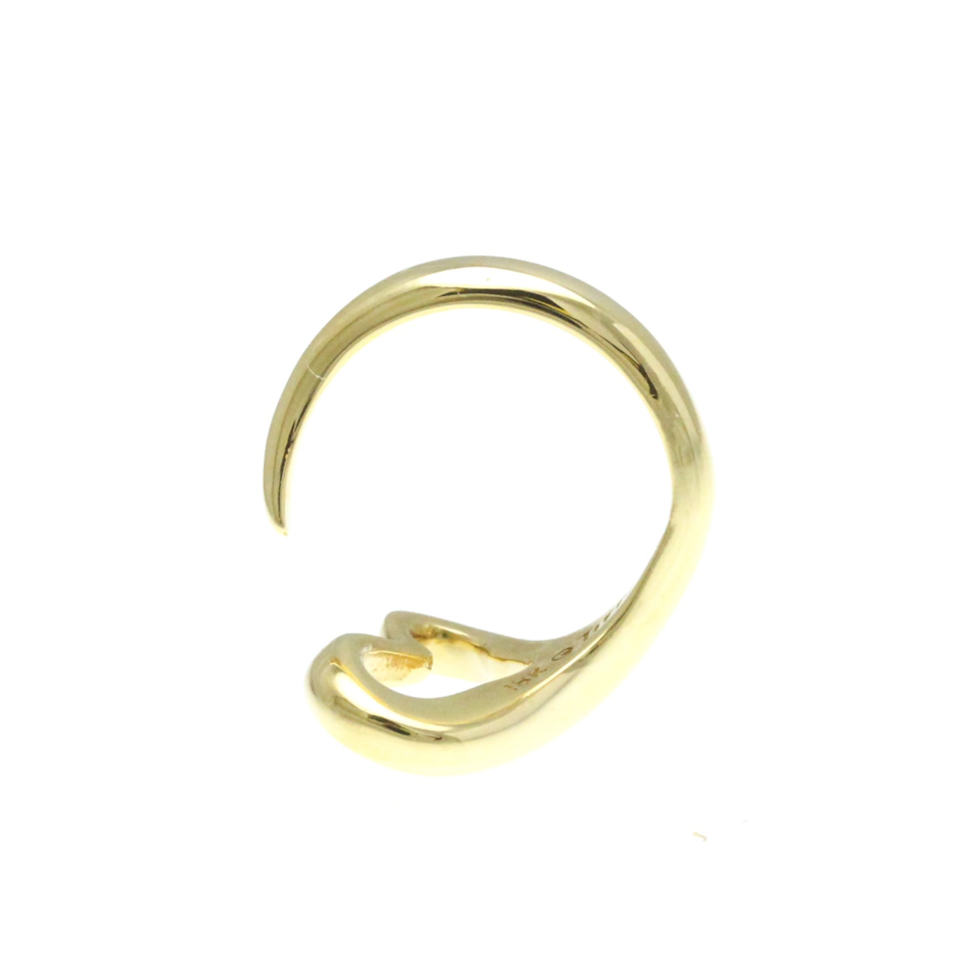 Tiffany Open Heart Yellow Gold (18K) Fashion No Stone Band Ring Gold