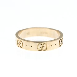 Gucci Icon Pink Gold (18K) Fashion No Stone Band Ring Pink Gold