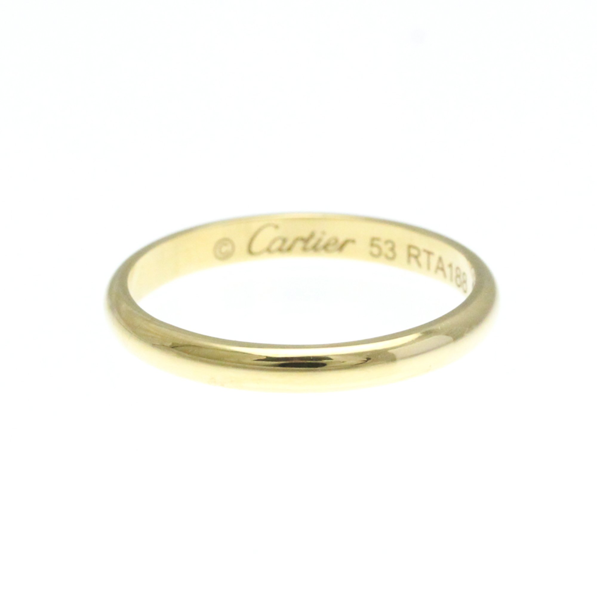 Cartier 1895 Wedding Ring Yellow Gold (18K) Fashion No Stone Band Ring Gold