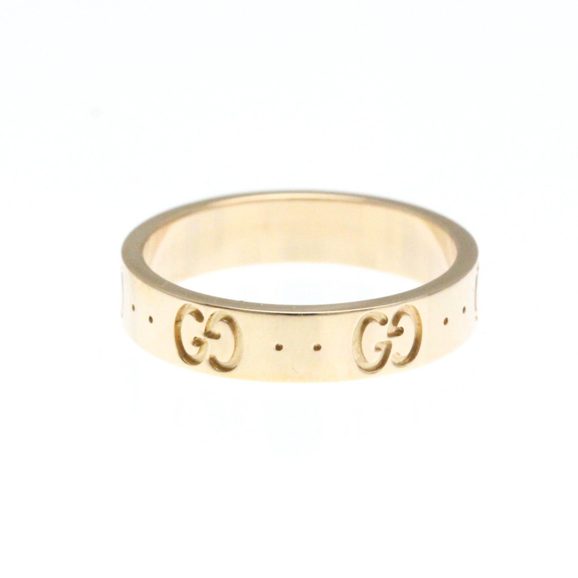 Gucci Icon Pink Gold (18K) Band Ring Pink Gold