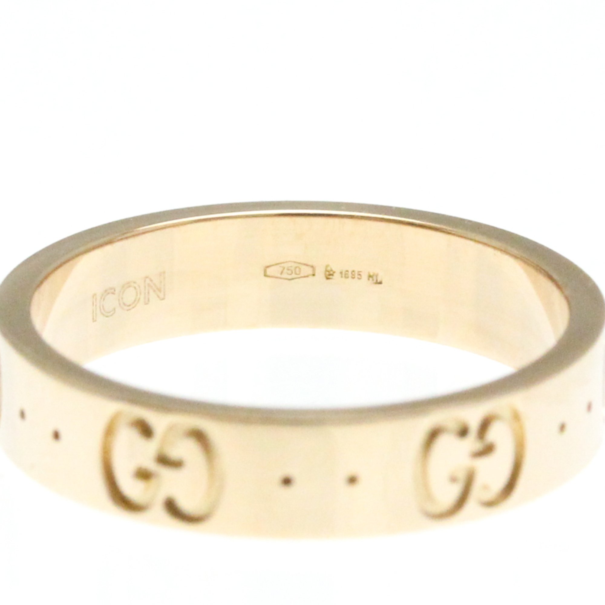 Gucci Icon Pink Gold (18K) Band Ring Pink Gold