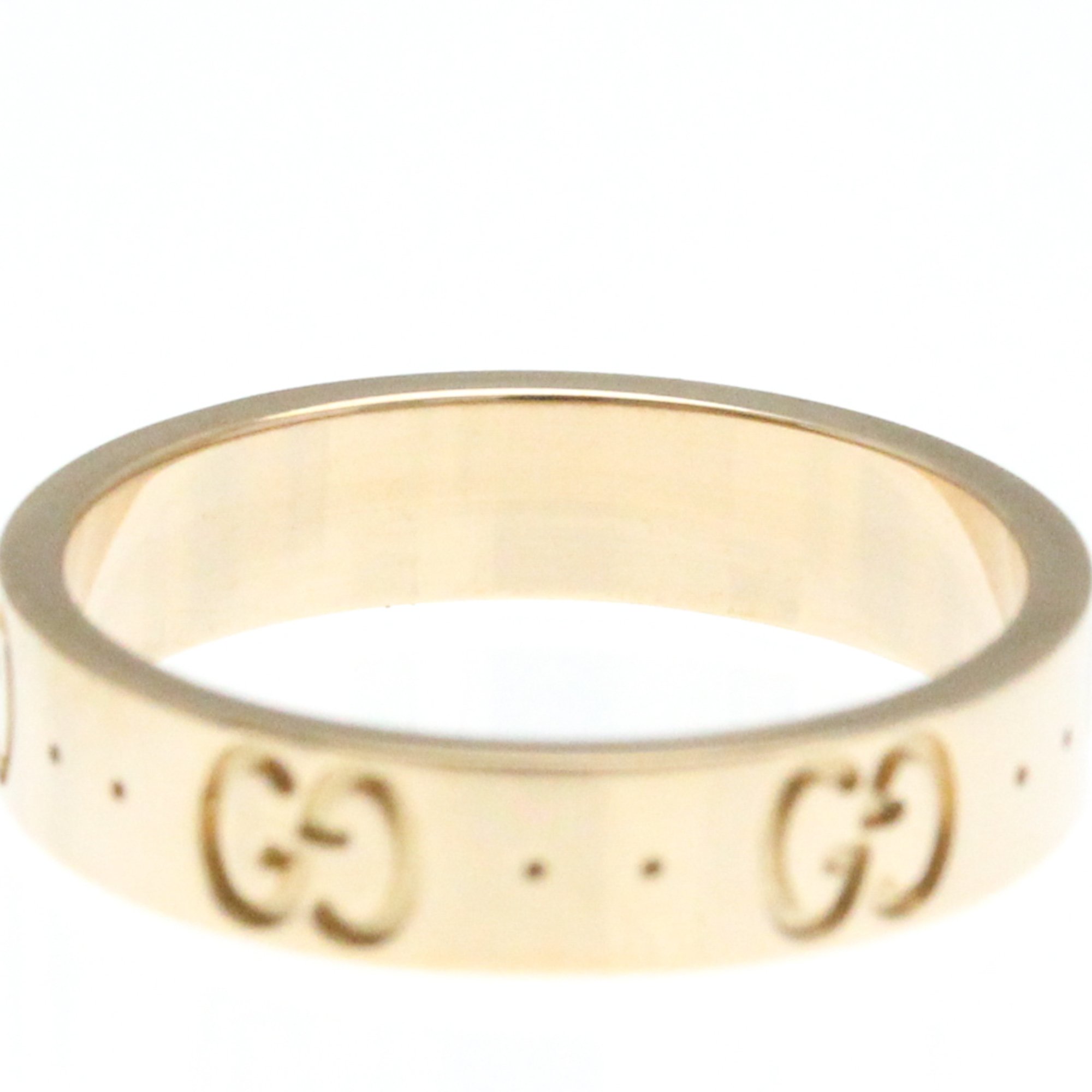 Gucci Icon Pink Gold (18K) Band Ring Pink Gold