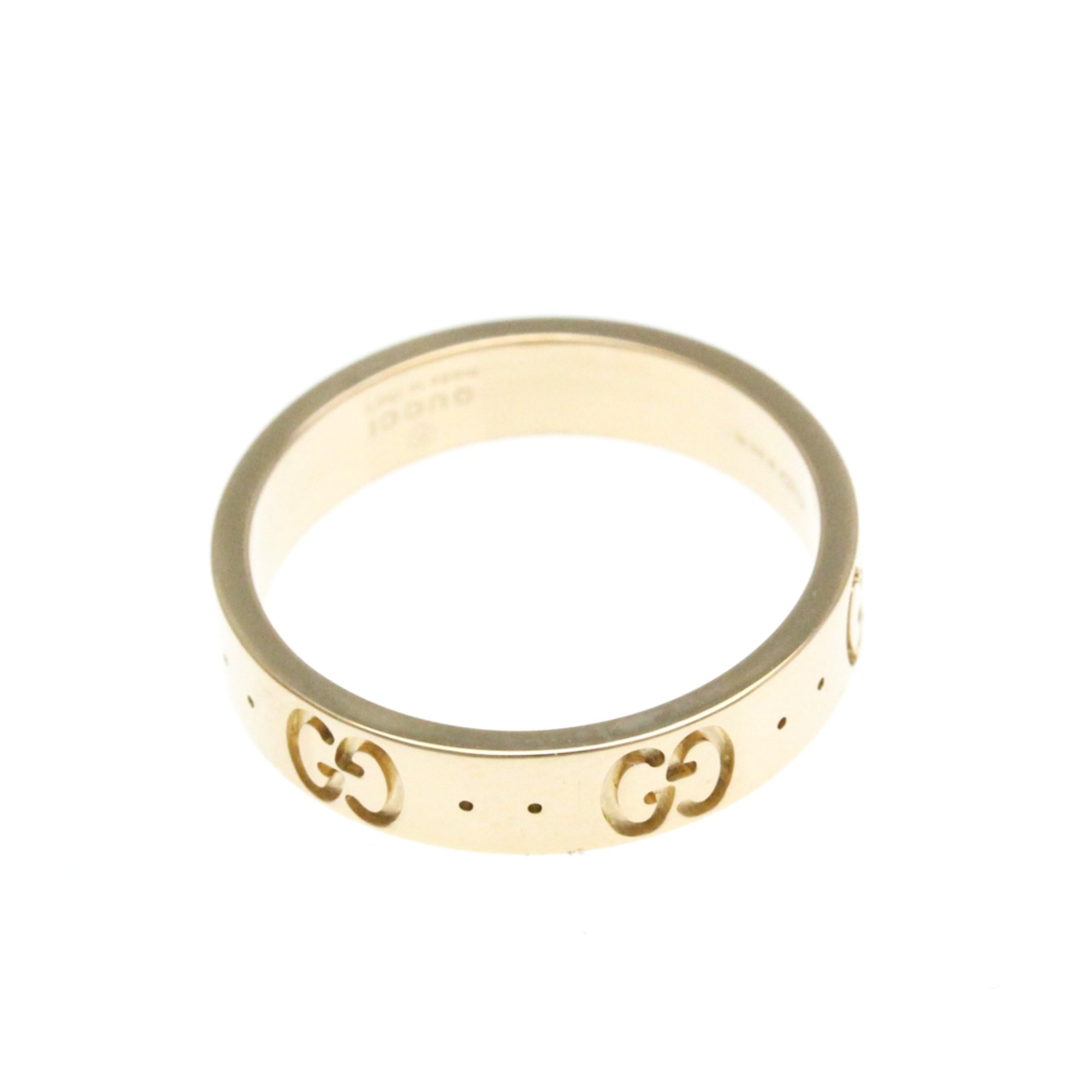 Gucci Icon Pink Gold (18K) Band Ring Pink Gold