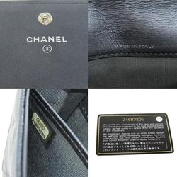 CHANEL Coco Mark Long Wallet Soft Caviar Skin Women's