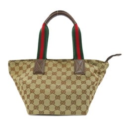 GUCCI 131228 GG Handbag Canvas Women's