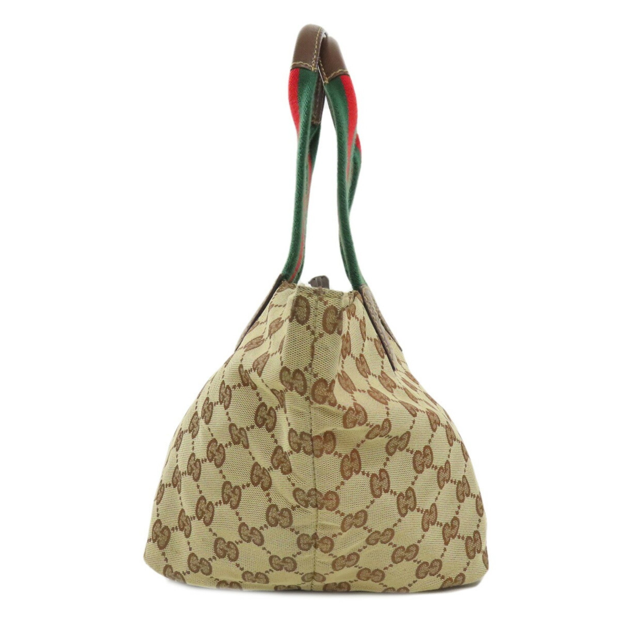 GUCCI 131228 GG Handbag Canvas Women's