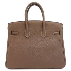 Hermes Birkin 25 Etoupe Handbag Taurillon Women's HERMES