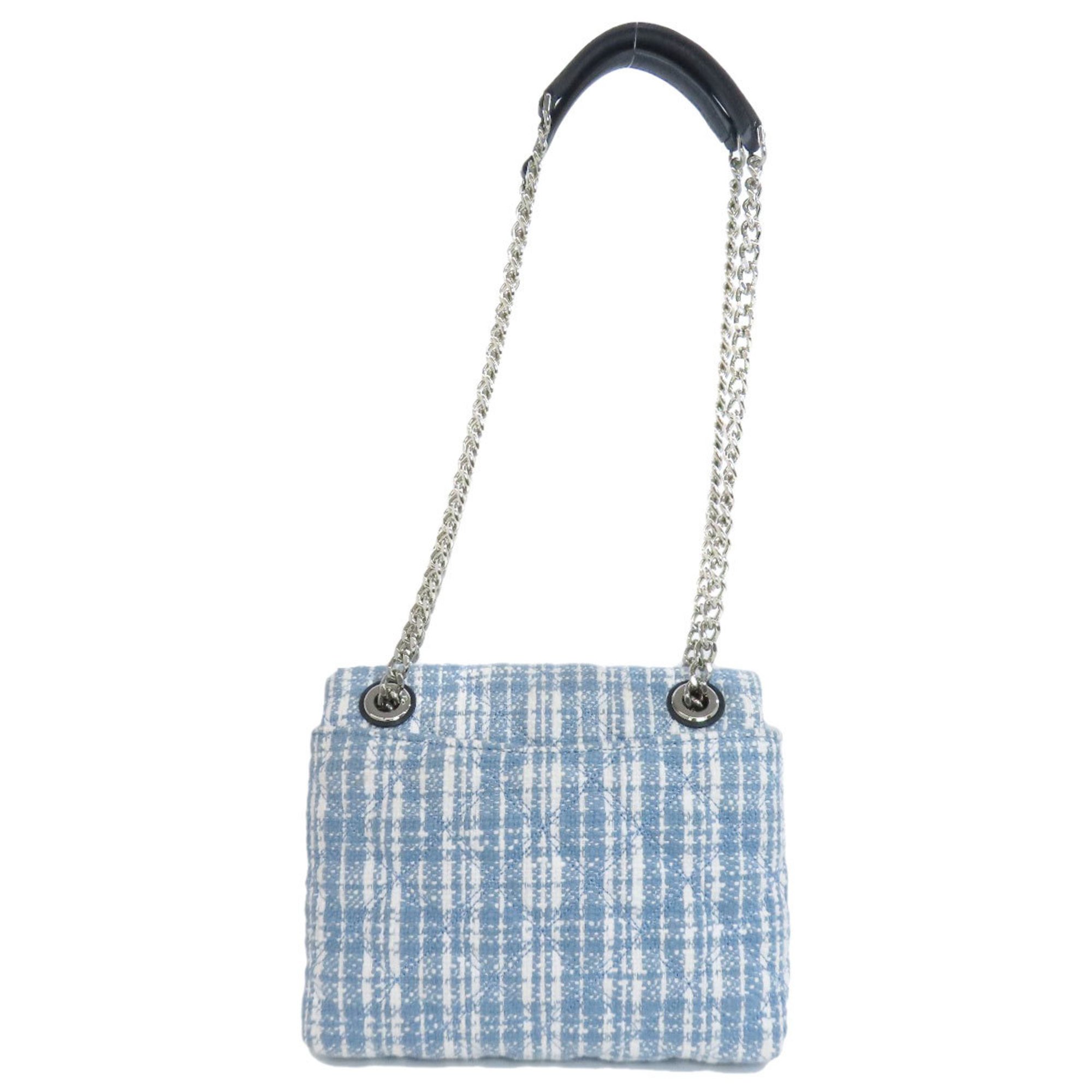 Kate Spade Checkered Shoulder Bag Canvas Women's