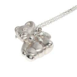 Tiffany Teddy Bear Necklace Silver Women's TIFFANY&Co.