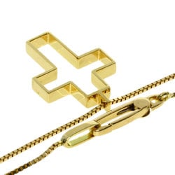 Gucci Cross Necklace K18 Yellow Gold Women's GUCCI